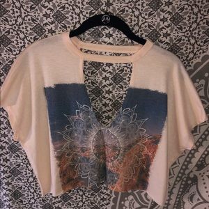 Tribal Pattern cut out crop too